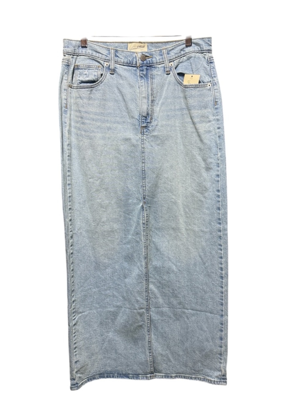 NWT Long Denim Skirt - Front Split